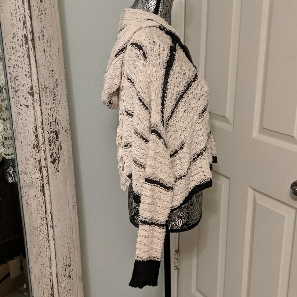 **Sold** Free People crochet sweater - Picture 2 of 5